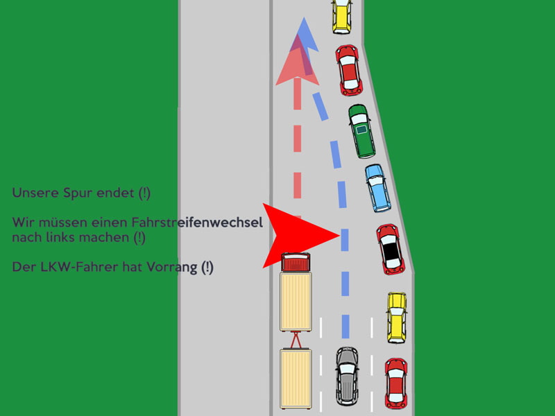 Was Müssen Sie Tun Wenn Sie Den Fahrstreifen Wechseln Wollen Fahrschule Forum • Thema anzeigen - Fahrstreifen, Spurzusammenführungen
